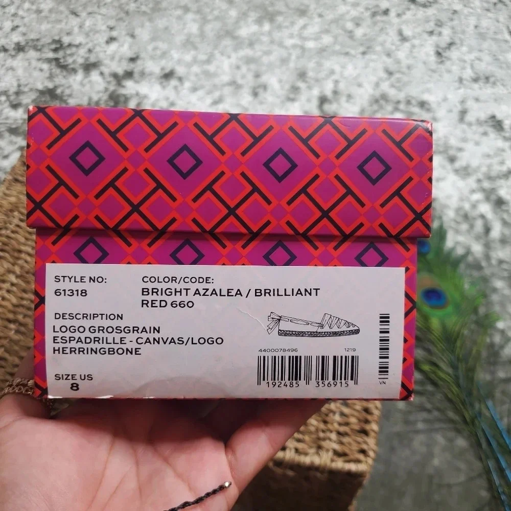 Tory Burch Logo Grosgrain Espadrilles‎